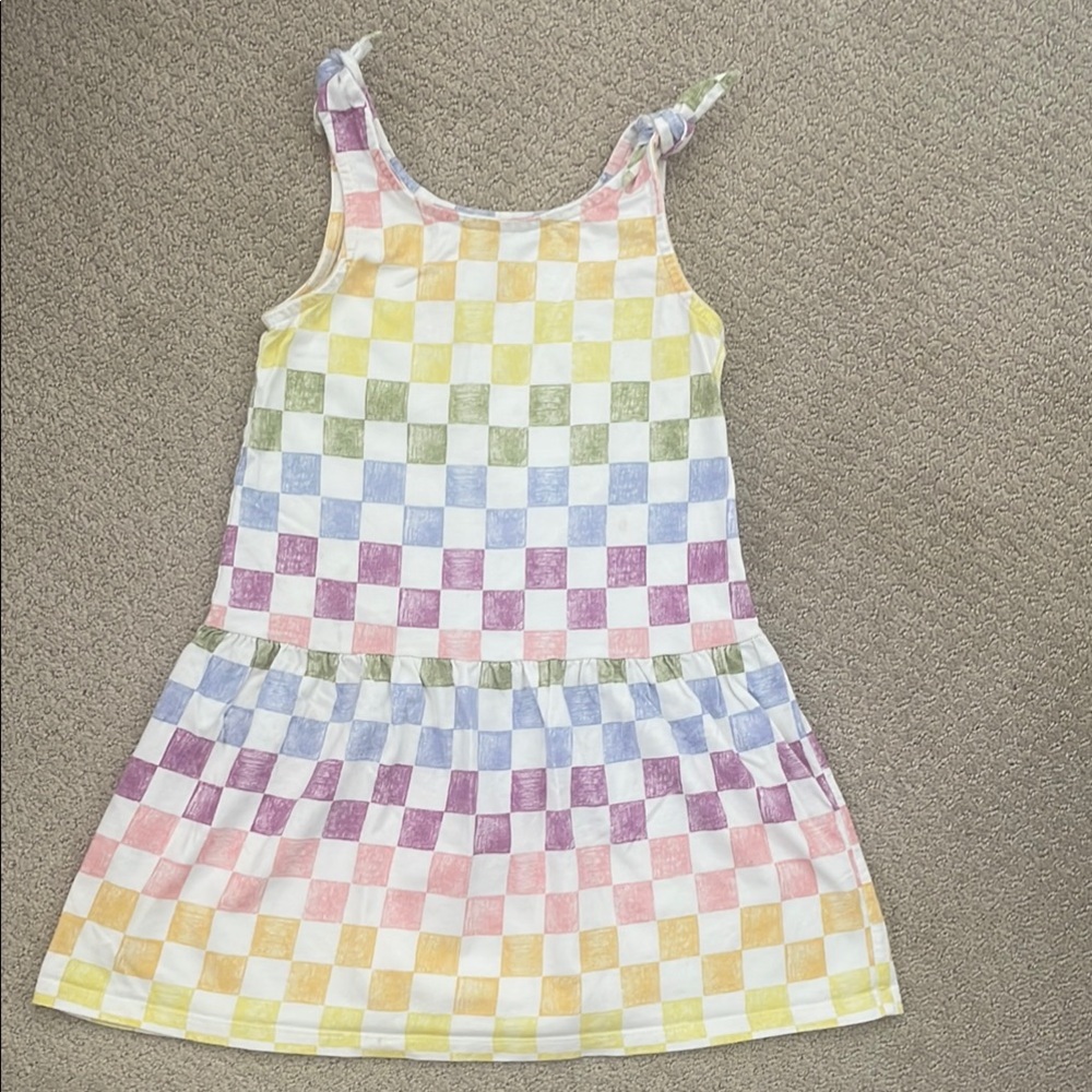 Tea Collection Multicolored Checkered Sundress (size 5)